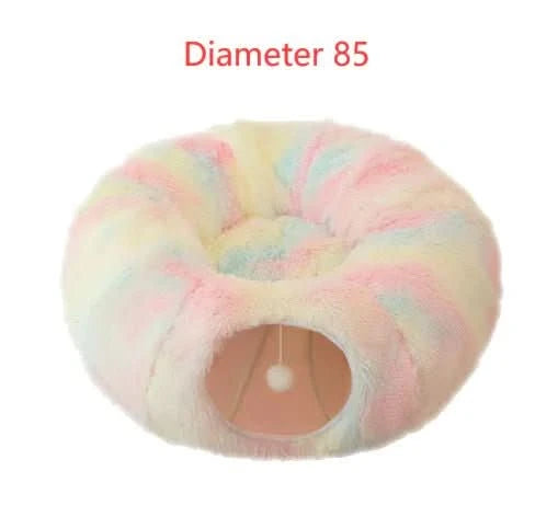 Round Tunnel Cat Beds: Pet Furniture Essential - TRENDSRB