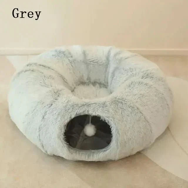 Round Tunnel Cat Beds: Pet Furniture Essential - TRENDSRB