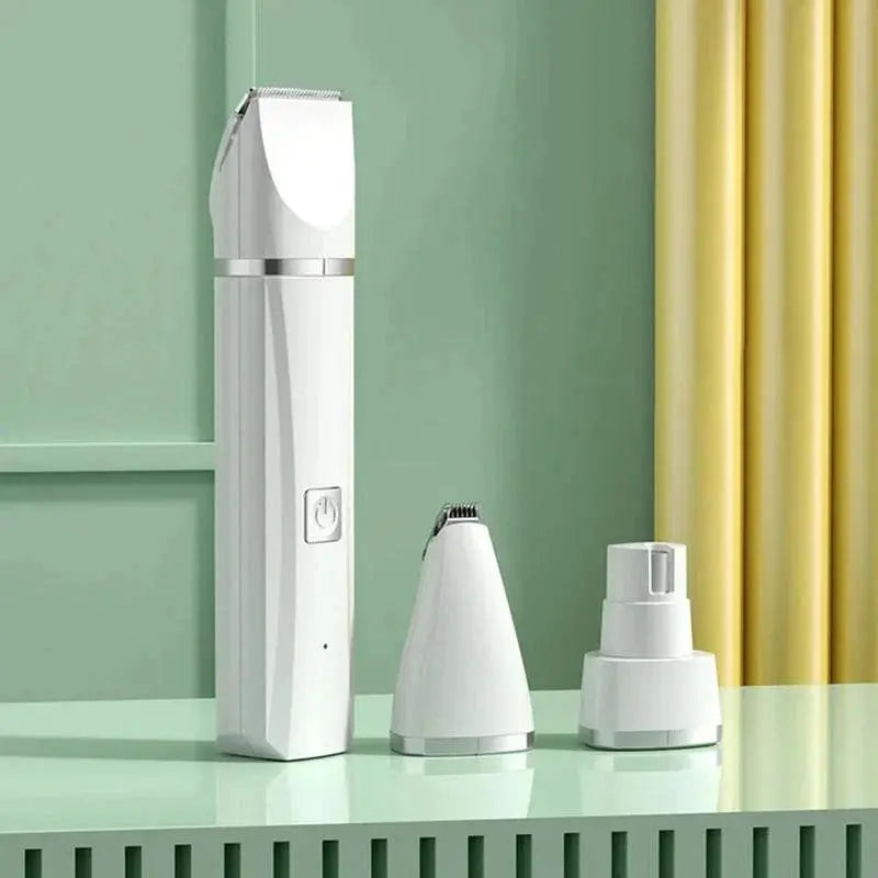 4 in 1 Electric Pet Grooming Kit - Hair Trimmer, Clippers, Nail Grinder for Cats & Dogs - TRENDSRBLLC
