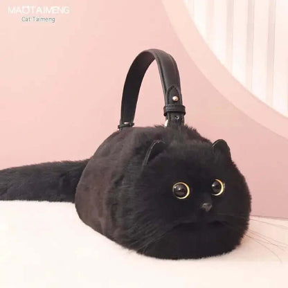 Cat-Themed One Shoulder Bag - TRENDSRBLLC