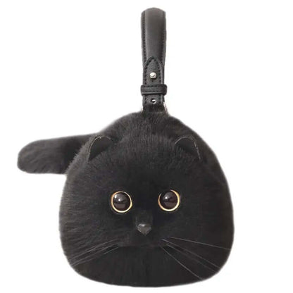 Cat-Themed One Shoulder Bag - TRENDSRBLLC