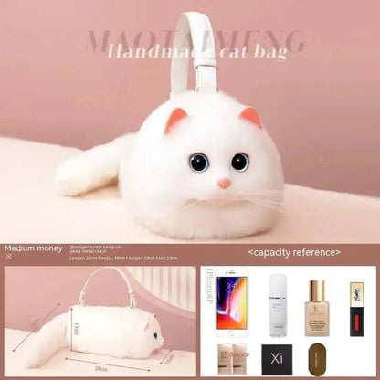 Cat-Themed One Shoulder Bag - TRENDSRBLLC