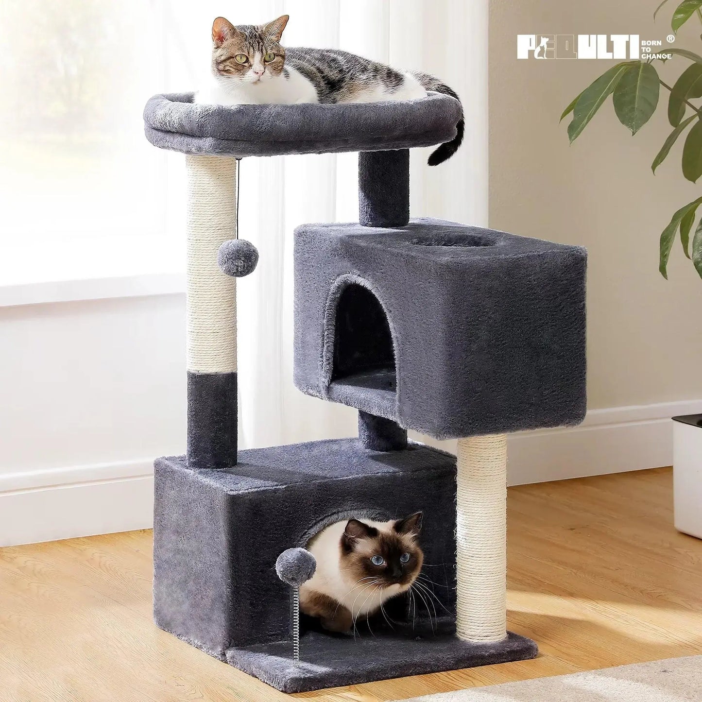 Cat Tree for Large Cats Cat Tower for Indoor - TRENDSRBLLC