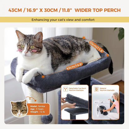 Cat Tree for Large Cats Cat Tower for Indoor - TRENDSRBLLC