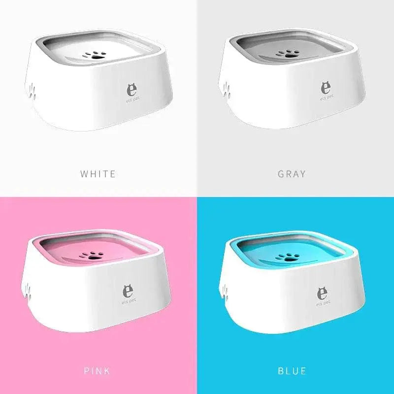 Dog Drinking Water Bowl with Floating Design - Non-Wetting, Non-Skid, Large Capacity - TRENDSRBLLC