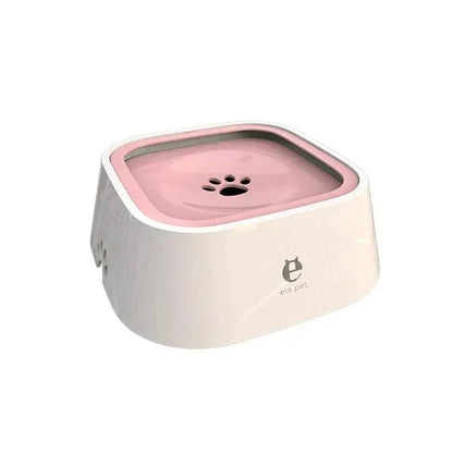 Dog Drinking Water Bowl with Floating Design - Non-Wetting, Non-Skid, Large Capacity - TRENDSRBLLC