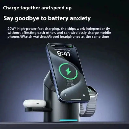 Magnetic 3-in-1 Wireless Charger - TRENDSRBLLC