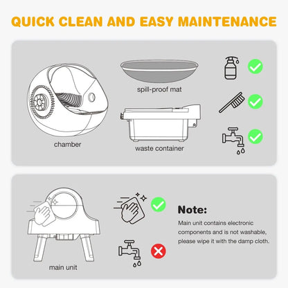 PetPivot Autoscooper 11 Open-Top Self-Cleaning Cat Litter Box，Odor-Free Waste Disposal includes Trash Bags - TRENDSRBLLC