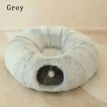 Round Tunnel Cat Beds: Pet Furniture Essential - TRENDSRBLLC