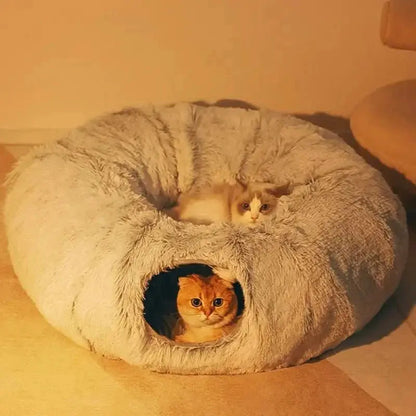 Round Tunnel Cat Beds: Pet Furniture Essential - TRENDSRBLLC