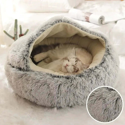 Soft Warm Long Plush Pet Bed - TRENDSRBLLC