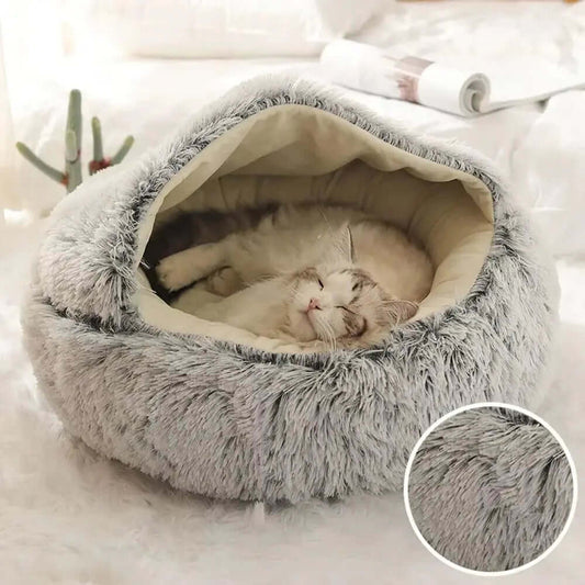 Soft Warm Long Plush Pet Bed - TRENDSRBLLC