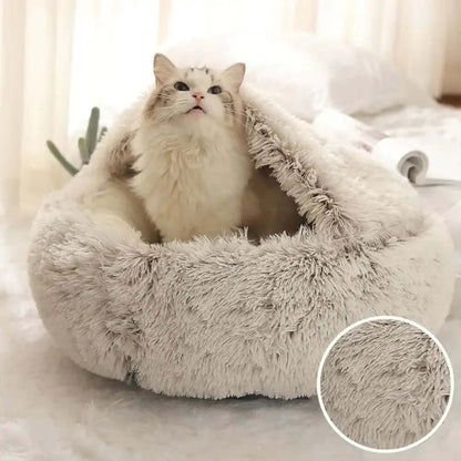 Soft Warm Long Plush Pet Bed - TRENDSRBLLC