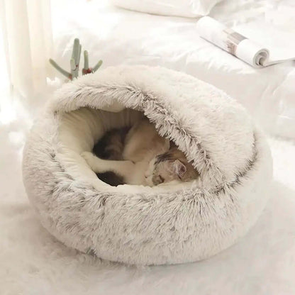 Soft Warm Long Plush Pet Bed - TRENDSRBLLC