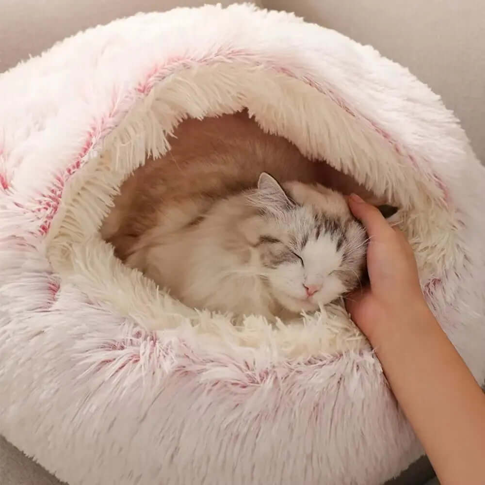 Soft Warm Long Plush Pet Bed - TRENDSRBLLC