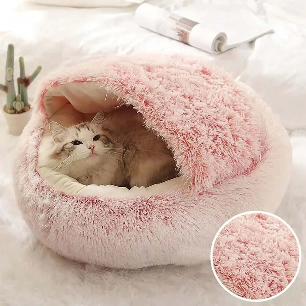 Soft Warm Long Plush Pet Bed - TRENDSRBLLC