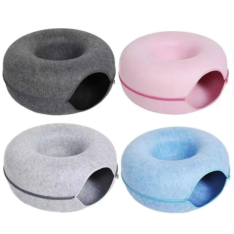 Cat Haven Donut Bed - Comfy Pet Furniture - TRENDSRB