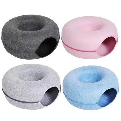 Cat Haven Donut Bed - Comfy Pet Furniture - TRENDSRB