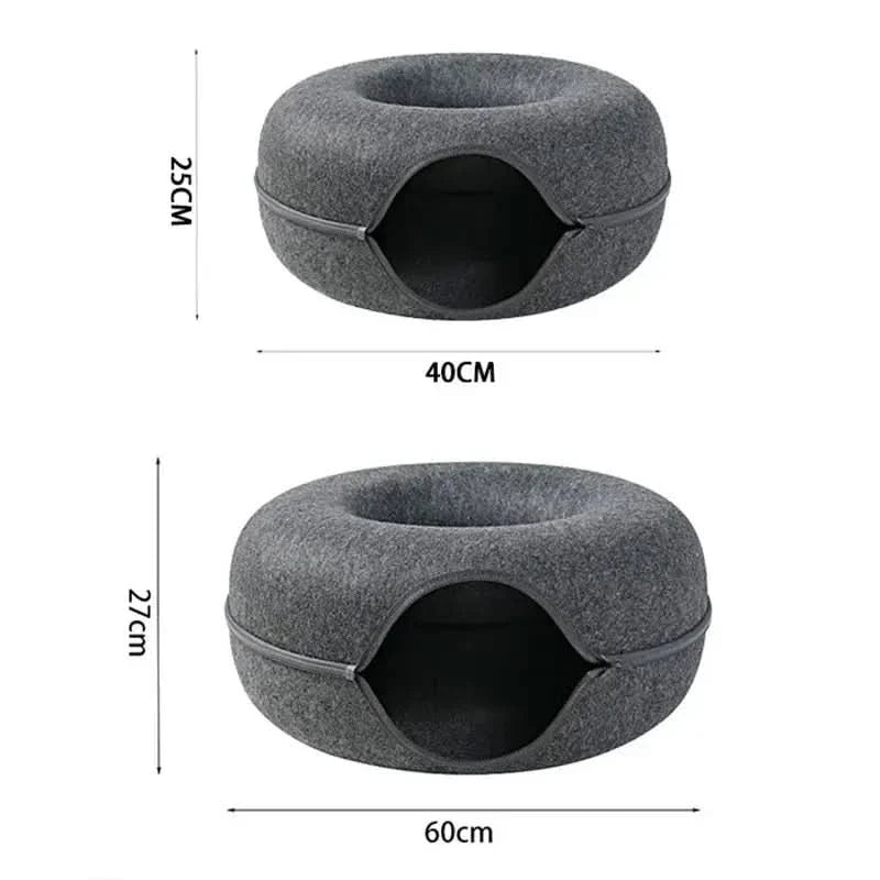 Cat Haven Donut Bed - Comfy Pet Furniture - TRENDSRB