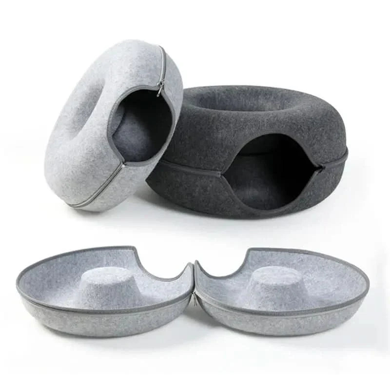 Cat Haven Donut Bed - Comfy Pet Furniture - TRENDSRB