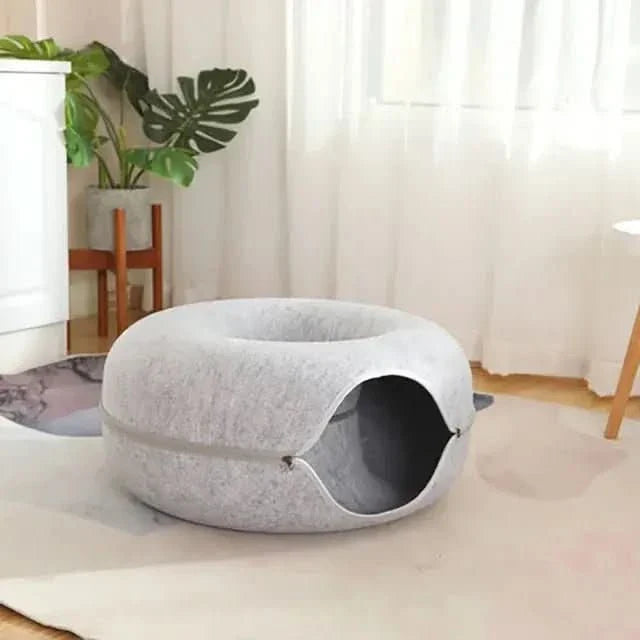 Cat Haven Donut Bed - Comfy Pet Furniture - TRENDSRB