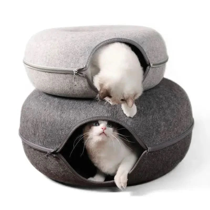 Cat Haven Donut Bed - Comfy Pet Furniture - TRENDSRB