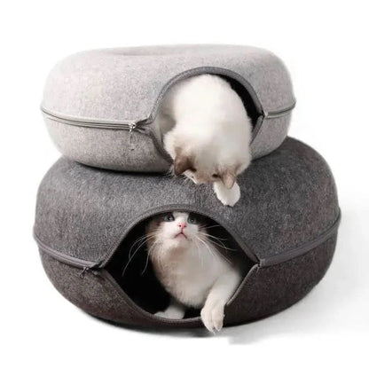 Cat Haven Donut Bed - Comfy Pet Furniture - TRENDSRB