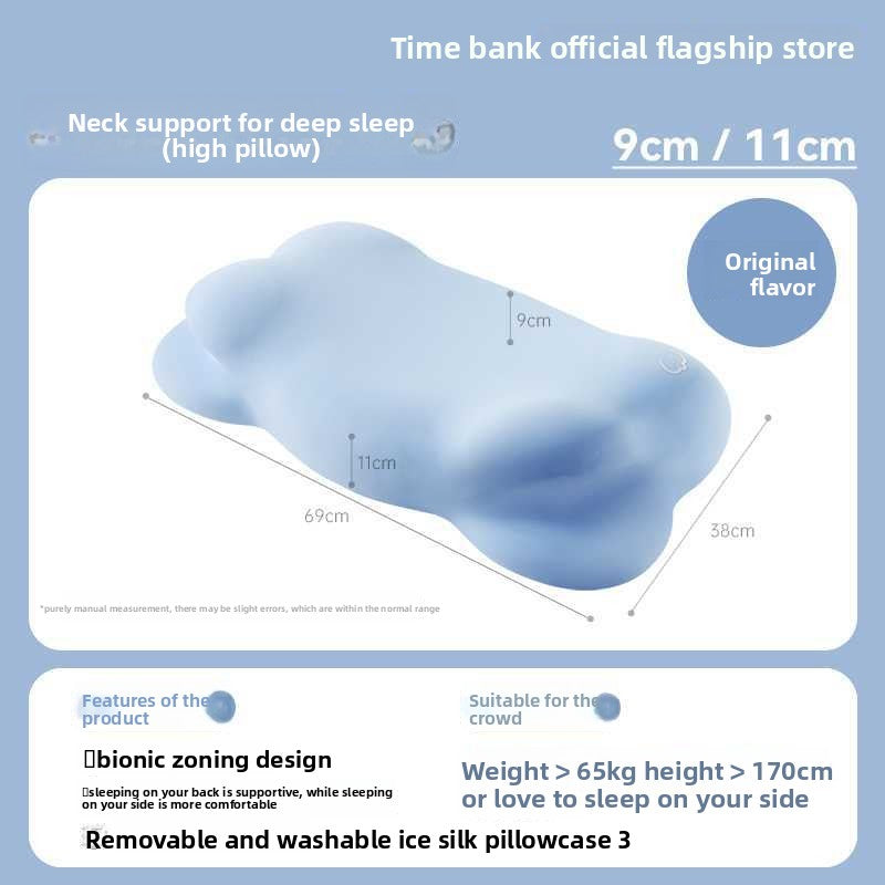 Ergonomic Memory Foam Cervical Support Pillow