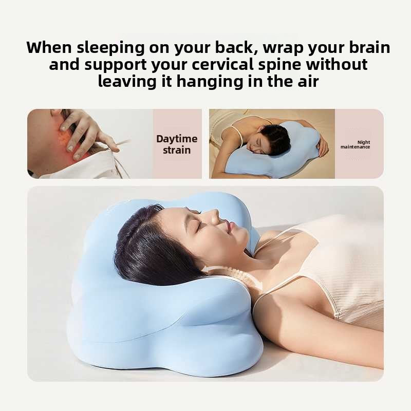 Ergonomic Memory Foam Cervical Support Pillow