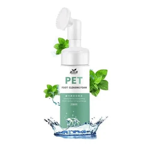 Pet Foot Cleaning Foam – No Rinse, Plant-Based Deep Clean Paw Wash - TRENDSRB