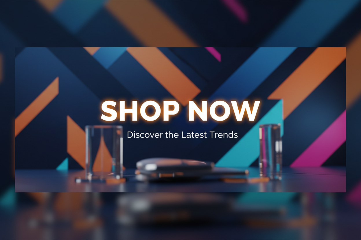 give me the best banner image and write shop now