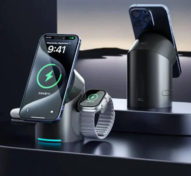 Magnetic 3-in-1 Wireless Charger - TRENDSRB