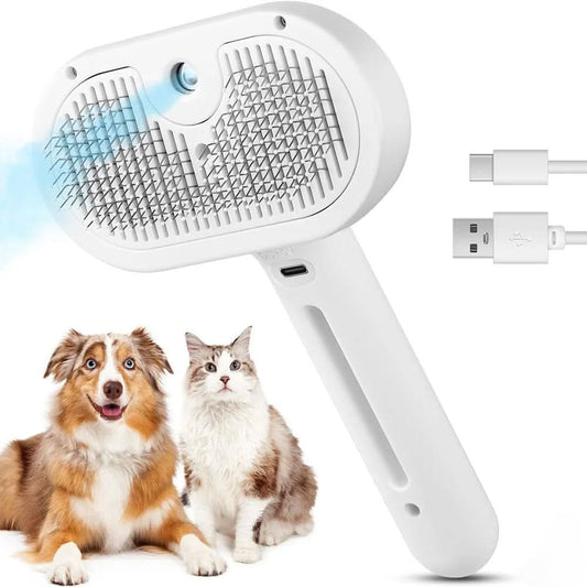 Steam-Powered Pet Care: Grooming Comb - TRENDSRB