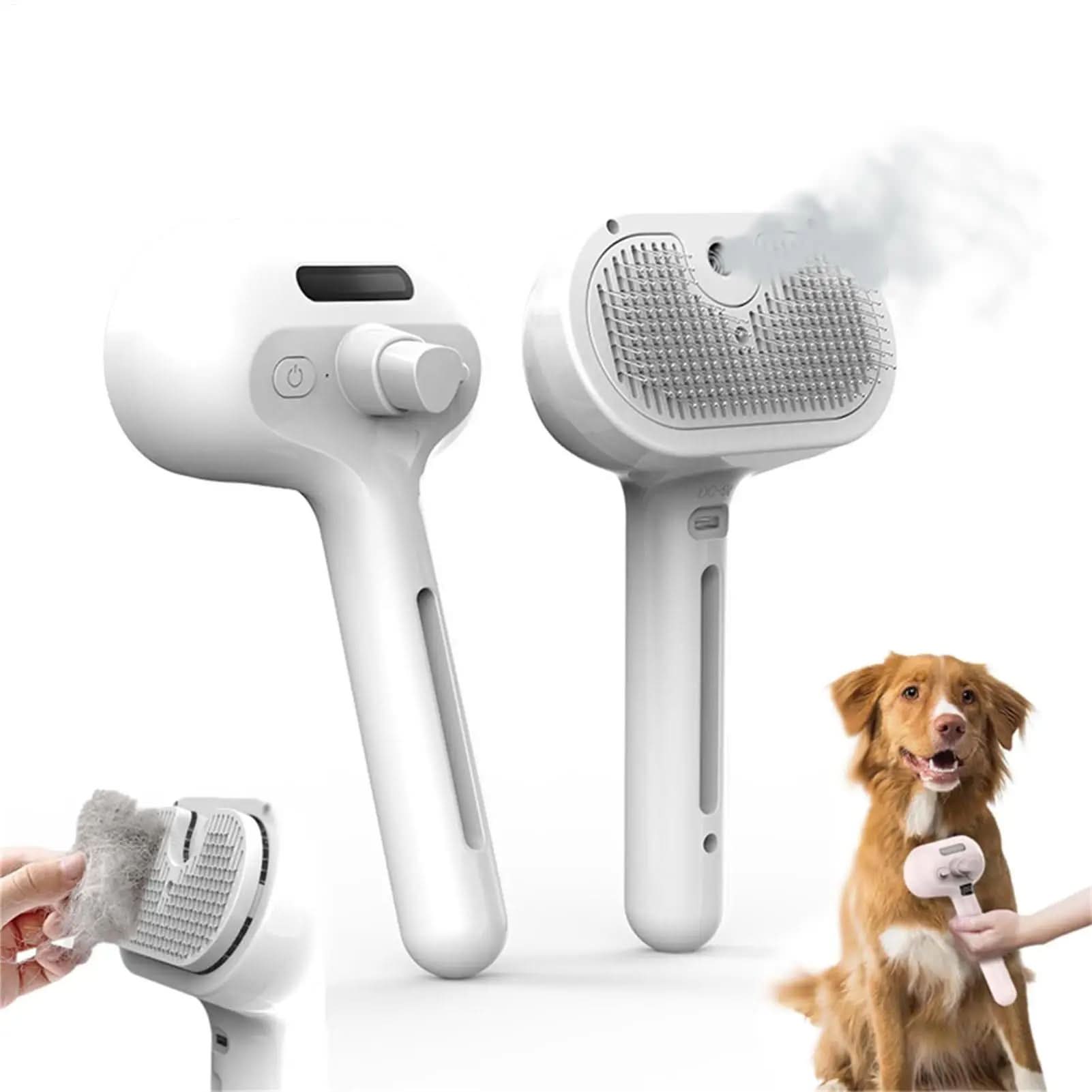 Steam-Powered Pet Care: Grooming Comb - TRENDSRB