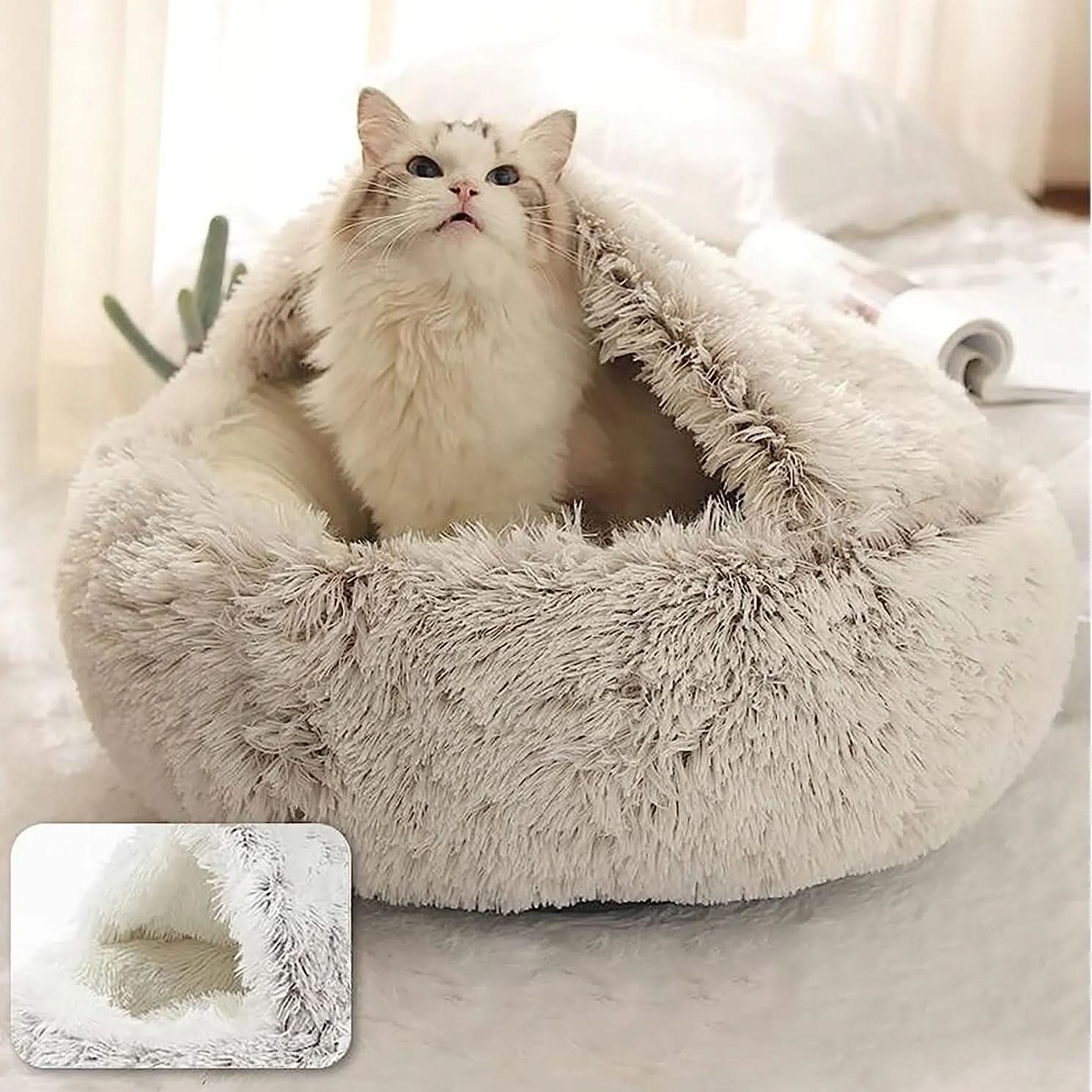 Luxurious Comfy Pet Bedding - Soft Plush Pet Bed for Ultimate Pet Comfort - TRENDSRB